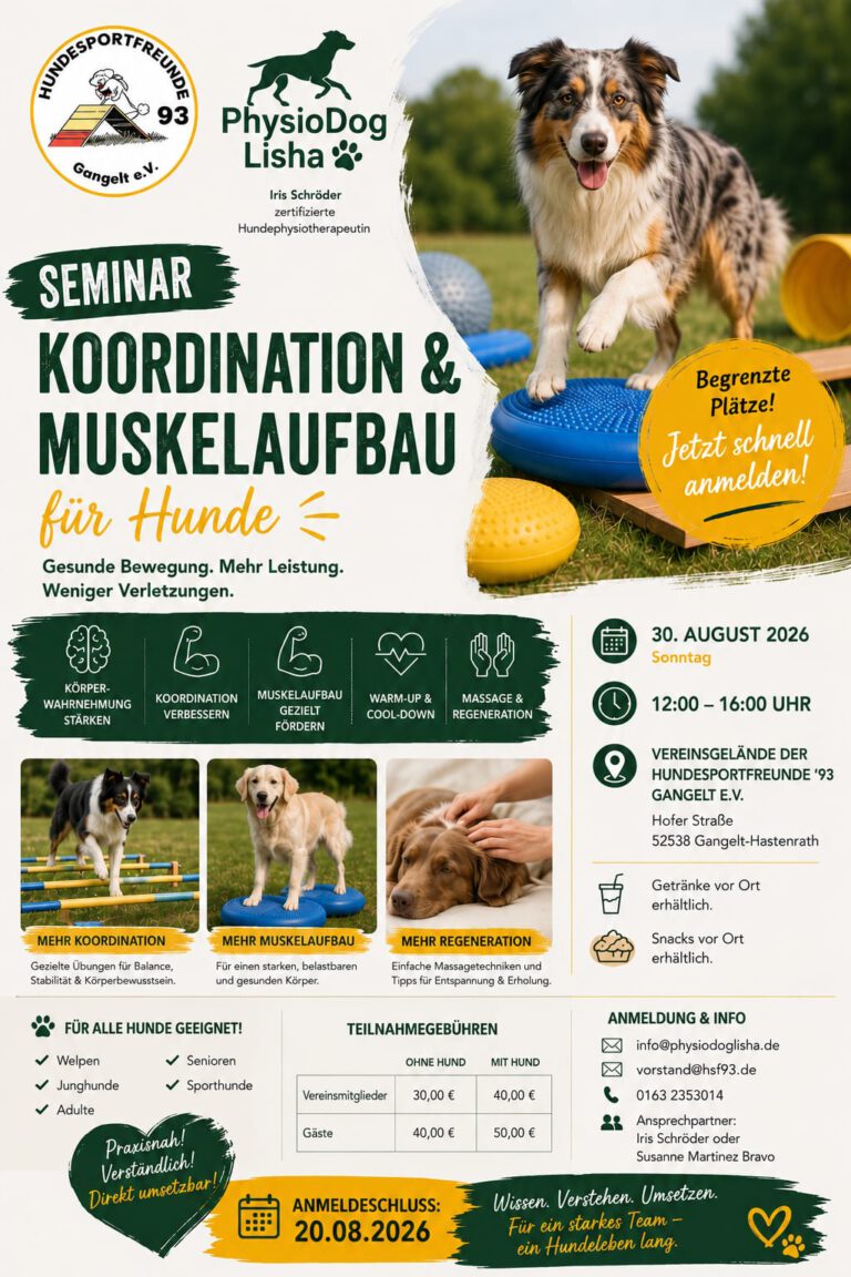 Seminar: Koordination und Muskelaufbau